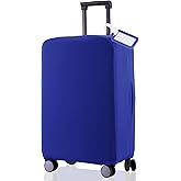 RainVillage Travel Luggage Cover - Scratch-Resistant Suitcase Protector (Blue, S(19-21 inch))