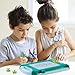 Vivitoy Magnetic Drawing Board for Kids Colorful Drawing Board Magnetic Doodle Board Erasable Sketching Etch a Sketch Toddler Toys Writing Toys with Travel Size 3 Stamps (Green)
