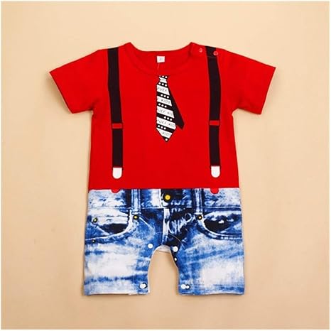 Amazon Co Jp ベビーロンパース ベビーロンパース夏の素敵な赤ちゃんの少年少女の服新生児幼児ペンギン半袖服の赤ちゃん少年少女のジャンプスーツ Color F サイズ 9m ホーム キッチン