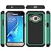 Samsung Galaxy Express 3 Case, CoverON [HexaGuard Series] Slim Hybrid Hard Phone Cover Case for Samsung Galaxy Express 3 - Teal/Black