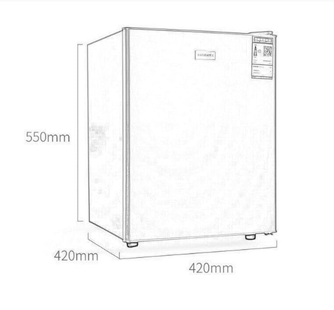 refrigerador de una Puerta, Mini congelador, 50L, hogar de bajo ...