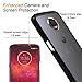 OUBA Moto Z3 Play Case, Moto Z3 Case, [Shock Absorption] Air Hybrid Armor Defender Protective Case and Crystal [Clear] Back Cover Compatible for Motorola Moto Z3 Play - Black