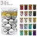 KI Store 34ct Christmas Ball Ornaments 1.57" Small Shatterproof Christmas Decorations Tree Balls for Holiday Wedding Party Decoration Tree Ornaments Hooks Included (40mm Silver)