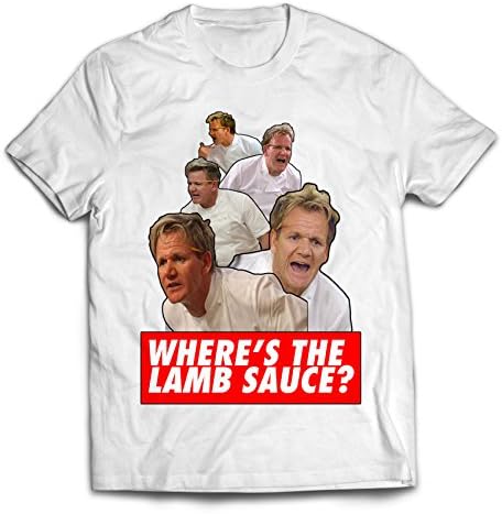 Future Icons Wheres The Lamb Sauce T Shirt Gordon Ramsay