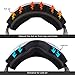 YAKAON Ski Snowboard Snow Goggles with UV Protection Anti-Fog Spherical OTG Anti-Slip Strap for Men Women