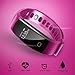Letufit Today 50% Off ! Fitness Tracker, Heart Rate Activity Tracker Smart Bracelet with Sleep Monitor,Pedometer for iOS & Android (purple)