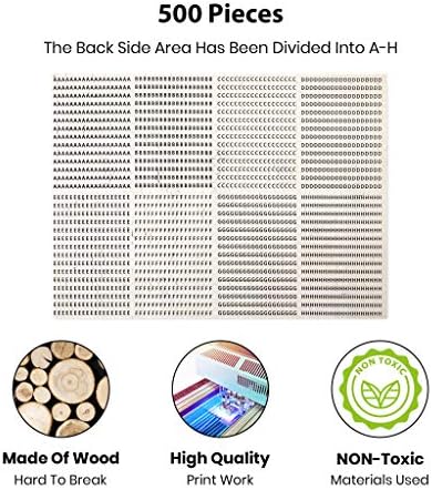 Colorful 500-piece puzzle featuring a serene angel holding a bouquet of flowers.