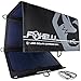 Foxelli Dual USB Solar Charger 21W - Foldable Solar Panel Phone Charger for iPhone & Android Smartphones, iPads, Android Tablets, Power Banks & More, Portable Solar Power for Camping & Outdoors