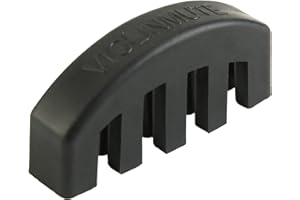 Violin Mute, 4/4 Rubber Violin Practice Mute, Black
