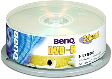 Benq Dvd R 4 7 Gb Pack Of 25 Amazon Co Uk Computers Accessories