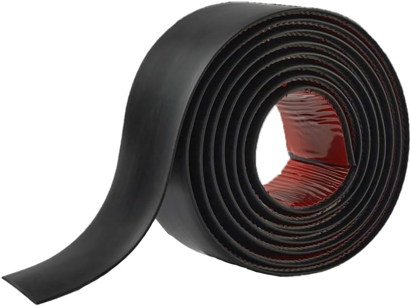 Zayejod 3 Meters Laminate Threshold Strip PVC Door Bar Black 5cm Self Adhesive