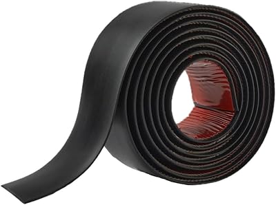 Zayejod 3 Meters Laminate Threshold Strip PVC Door Bar Black 5cm Self Adhesive