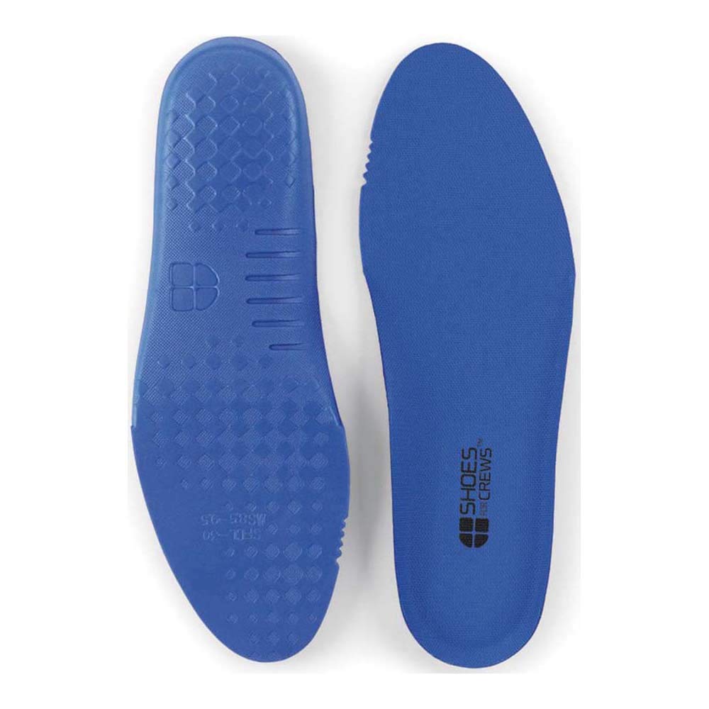 Shoes for Crews Comfort Insole – Comfortable Insoles with EVA Cushioning, Shock Absorption and Arch Support for Running and Sports Shoes – for Men and Women