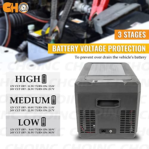 cho Portable Freezer Cooler AC/DC Compressor Refrigerator Fridge for