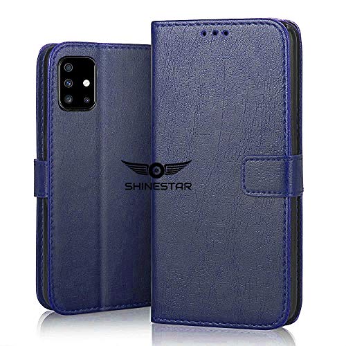 SHINESTAR Samsung M31s Flip Case | PU Leather Flip Cover Wallet Case with TPU Silicone Case Cover for Samsung Galaxy M31