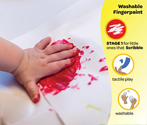 4 Crayola+Finger+Toddlers+Painting+Included