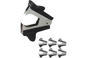 Shengsenfu 6 Pack Staple Remover Staple Puller Removal Tool, Pin Jaw Style Stapler Remover Tool for Classroom for School Offi