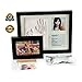 Baby Handprint Kit & Footprint Photo Frame for Newborn Girls and Boys, Personalized Baby Gifts, Keepsake Box Decorations for Room Wall Nursery, Baby Photo Album For Shower Registry