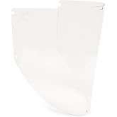 Jackson Safety Replacement Window for MAXVIEW Face Shield - ANSI Z87.1 | Extra Large, Wraparound, Uncoated, Clear Tint - Fits 14200, 14201, 14202, 14203 - for Work, Grinding, Cutting, Woodworking