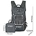 ECEEN Hiking Daypacks with Solar Charger for Phone, Hiking, Travel, Backpacking, Biking, Camping - Folds Up into Carry Pouch - Power for Smart Cell Phones, Speaker