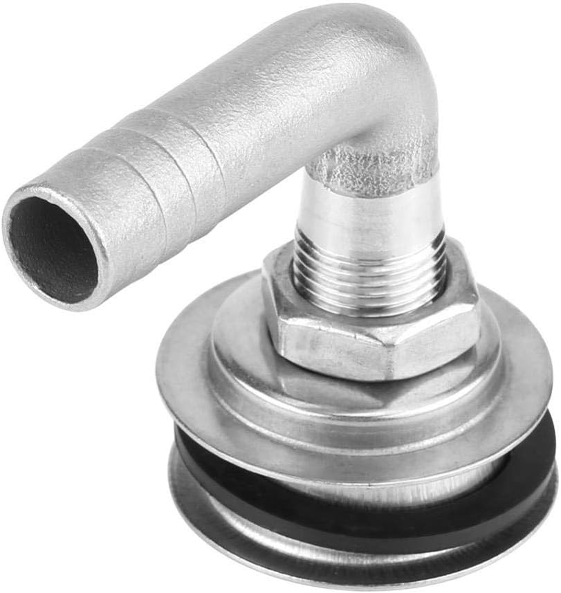 KIMISS Boat Fuel Vent for 5/8" Hose, 90° Stainless Steel