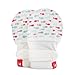Goumikids - Goumimitts, Scratch Free Baby Mittens, Organic Soft Stay On Unisex Mittens, Stops Scratches and Prevents Germs - (School of Fish - Aqua, 3-6 Months)
