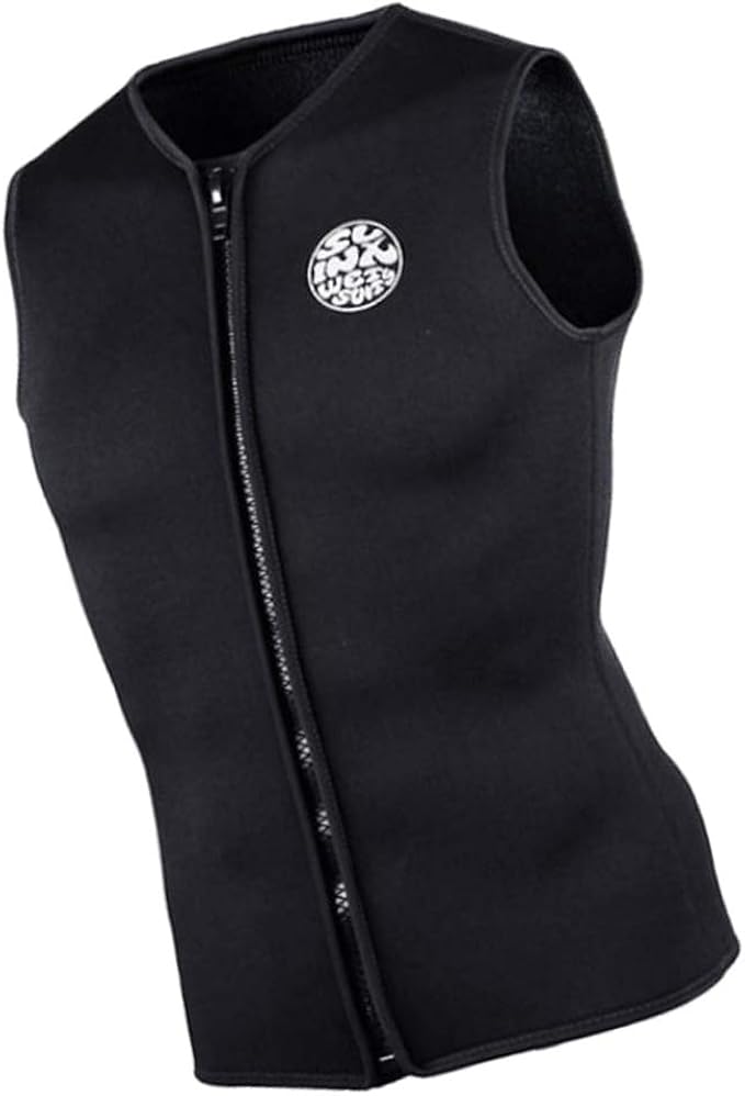 Perfeclan Wetsuit Vest 3mm Thermal Neoprene Sleeveless Zipper Rash