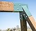 Squirrel Products A-Frame Swing Set Bracket - for 2 (4x4) Legs & 1 (4x6) Beam - Includes Installation Hardware - Contains 1 Bracket