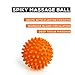 Massage Ball Set for Trigger Point Myofascial Release, Plantar Fasciitis, Foot Reflexology -Deep Tissue Physical Therapy Muscle Massager Tools Set - Spiky Ball, Peanut Massage Ball, Foam Massage Balls