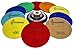ibouteek Diamond Polishing Pads 4 inch Wet/Dry 10 Pads + Backer | Polishing Kit for Granite Marble Concrete and Stone