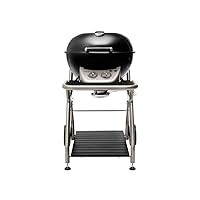  Ascona Kugelgrill Outdoorchef schwarz XXL Balkon Garten 2-flammig ✔ Deckel ✔ rund ✔ stehend grillen ✔ Grillen mit Gas 