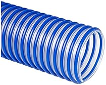 Flexaust 3547050025 Flex-Tube PU 60 HF Polyurethane Flexible Hose, 24 psi, 25' Length, 5
