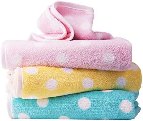 [3 PACK] Pet Dog Blanket Cat Puppy Blanket Soft Warm Sleep Mat for Bed, Couch &amp; Car – Small Dog &amp; Cat Blanket, 3 Colors by PetSky