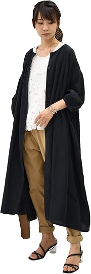 Amazon アンドイット And It Emural ドロップショルダー2wayギャザーワンピース ラフ 98スミクロm L ワンピース チュニック 通販