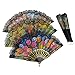 Windspeed Spanish Women Floral Folding Hand Fan Size 9