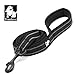 Chai's Choice Pet Products Best Padded Reflective Outdoor Adventure Dog Leash, Medium 44-Inches, Black