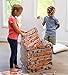 HearthSong 32-Panel Brick Fantasy Forts Indoor Building Kit with Sturdy 22