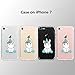 iPhone 7 Case, Unov iPhone 7 Case Clear with Design Embossed Pattern TPU Soft Bumper Shock Absorption Scratch Resistant Slim Protective Cover for iPhone 7 4.7 Inch(Baby Unicorn)