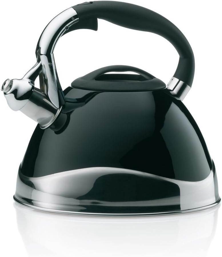 kela Wasserkessel, Edelstahl 18|10, Schwarz,