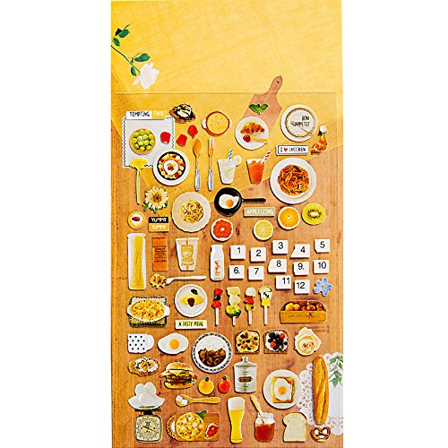 Funny Diary Sticker Notebook Decorative Sticker, 6 Sheets