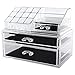 SONGMICS Makeup Cosmetic Organizer Jewelry Display Box Bathroom Storage Case Drawers UJMU02T