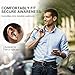 Mini Bluetooth Earbud, Bluetooth Earbuds Pandawill Small Wireless Bluetooth Headphone Invisible Car Bluetooth Headphone with Long 10 Hours Music Time for iPhone and Android Smart Phones(Black, 1PC)