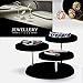 Oirlv Velvet Jewelry Towers Display Stand Organizer Rack for Bracelet,Bangle,Watch,Rings Earrings,Jewellery Holder (3 Tier,Black)