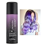 Joico InstaTint Temporary Color Shimmer Spray, 1.4 oz (with free Sleek Steel Tail Comb) (Light Purple)