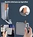 Moonwbak Full Pack 20 Regular Cigarettes Case/Box with Lighter USB Rechargeable Cigar Lighter Flameless Windproof Electric Lighter, Brushed Black, Small