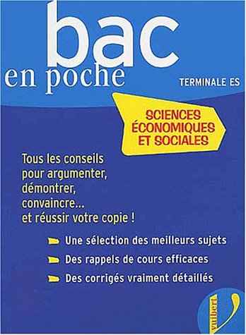 Sciences économiques et sociales, terminale ES