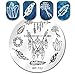 BORN PRETTY Round Stamping Plate Feather Arrow manicuring Nail Art Image Plate BP-152