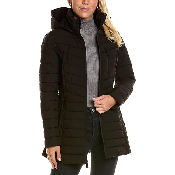 【美品】 ブロンテパーカ BLACK XS Champion Women's Quilted Snorkel Puffer, Black, X-Small at