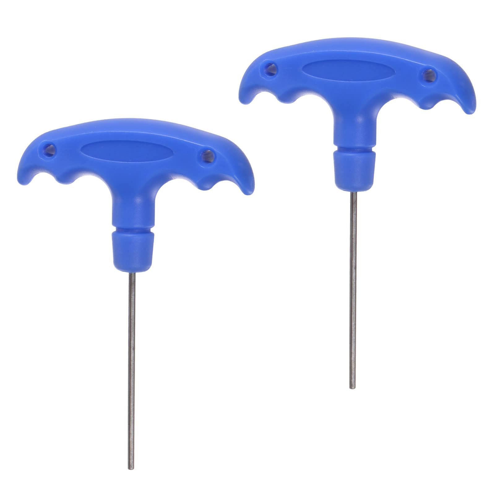 Unifizz H2 T-Handle Hex Key Wrench 2mm S2 Steel Allen Key Spanner Repair Tool 2 Pcs