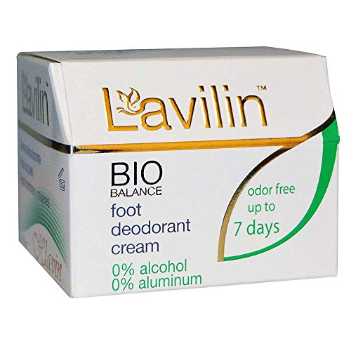 LAVILIN Foot Deodorant Cream - for Women and Men - Up to 7 Days Long-Lasting Foot Odor Control – No Aluminum, Alcohol, Paraben or Cruelty. Sensitive Skin foot deodorant,12.5 grams
